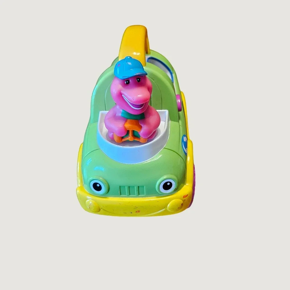 Vintage Barney the Dinosaur Musical Shape Sorter Truck Toy 2002 TESTED‎
